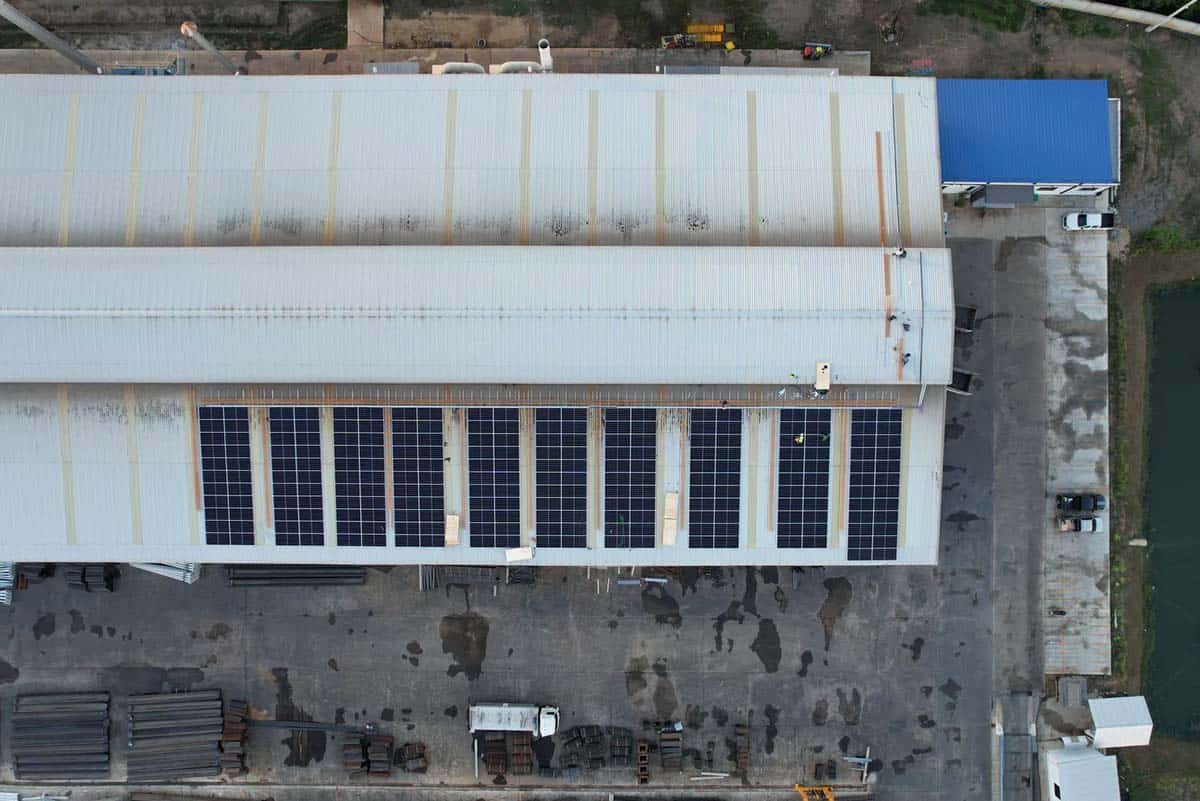 รีวิวงานติดตั้งโซล่าเซลล์โรงงาน 122kw