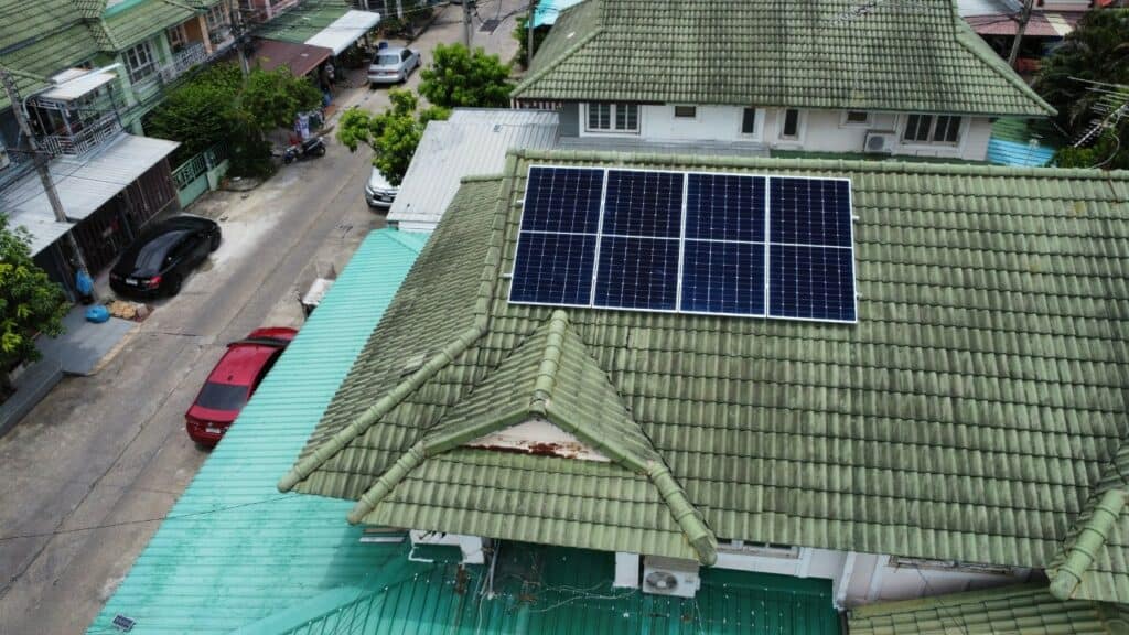 Installation-Solar-cell-2.3kw-1phase-Ongrid