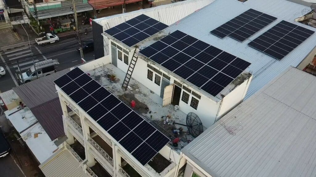Installation-Solar-cell-10Kw-5kw-2meter-Ongrid-System-Yasothon